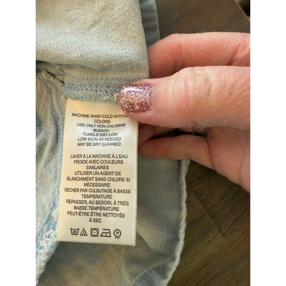 Free People Vanessa Denim Tunic/Dress Size Small - Picture 7 of 8
